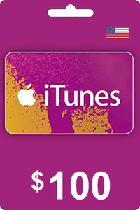 iTunes 100 USD Gift Card