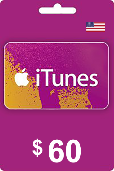 Apple iTunes Gift Card 60$ USA - Egy4Gamers Boost your play